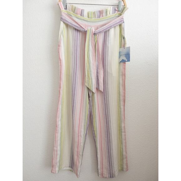 Majorelle Everest Stripe Paperbag Pants Size Medium - Picture 1 of 14